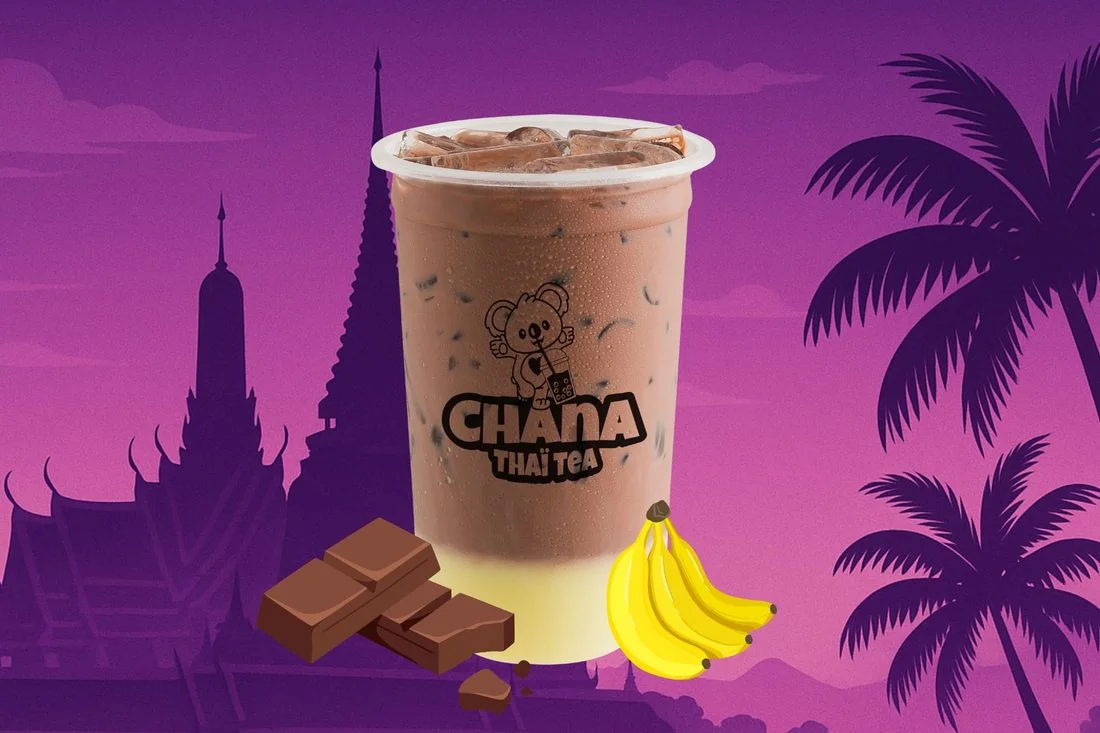 Bubble tea Lait chocolat banane