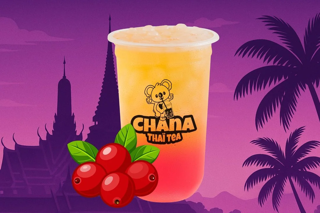 Bubble tea Cranberry