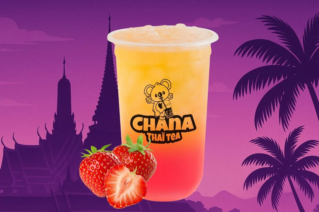 Bubble tea Strawberry Tea