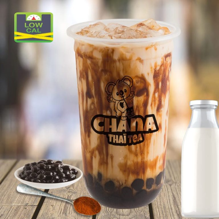 Bubble Tea maison, la boisson tendance à Gif-sur-Yvette Bubble Tea fruité coloré avec glaçons et perles de tapioca – Chana Poke Thaï Gif-sur-Yvette