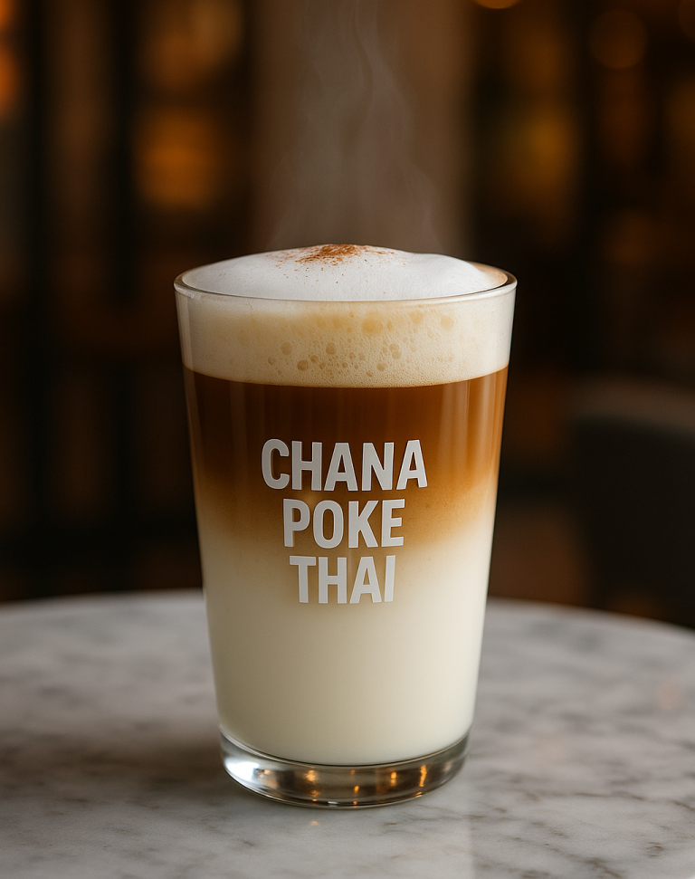 Coffee Corner – Café Thaï Chaud & Glacé Café thaï servi chaud ou glacé chez Chana Poke Thaï